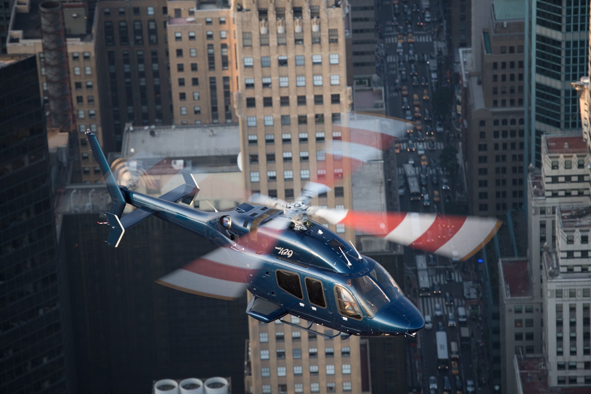 Helicopter flight in your city
