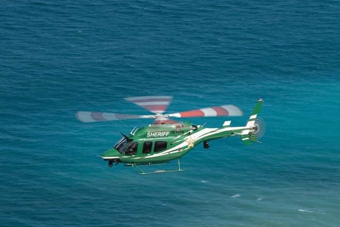 Bell 429 Over the Ocean