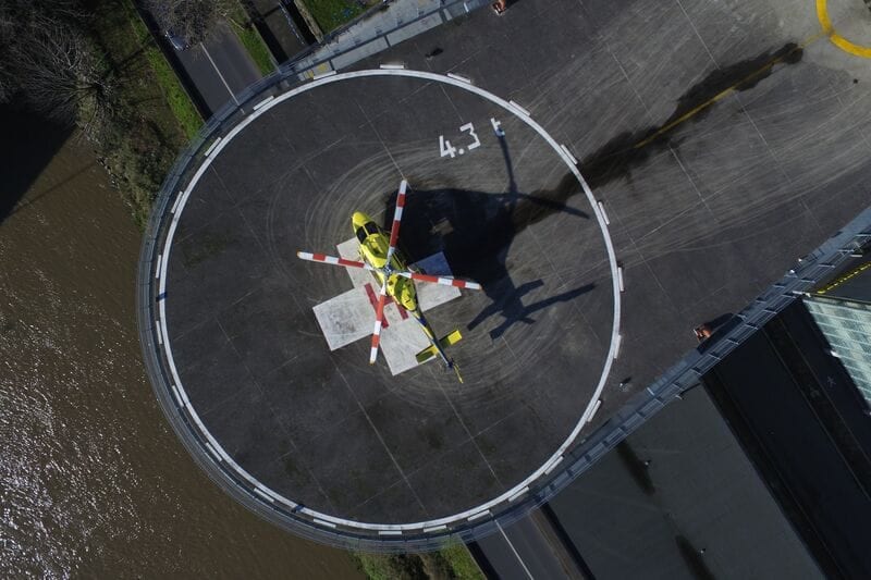 Bell 429 on Helipad