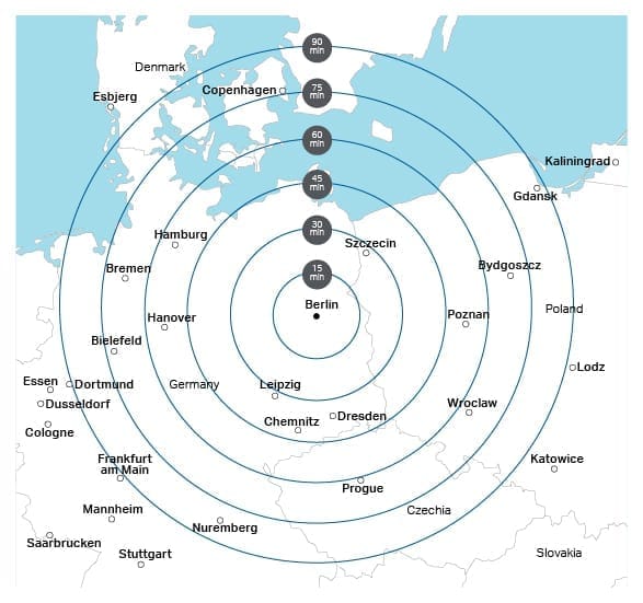 Bell 429 Over Berlin Range Rings